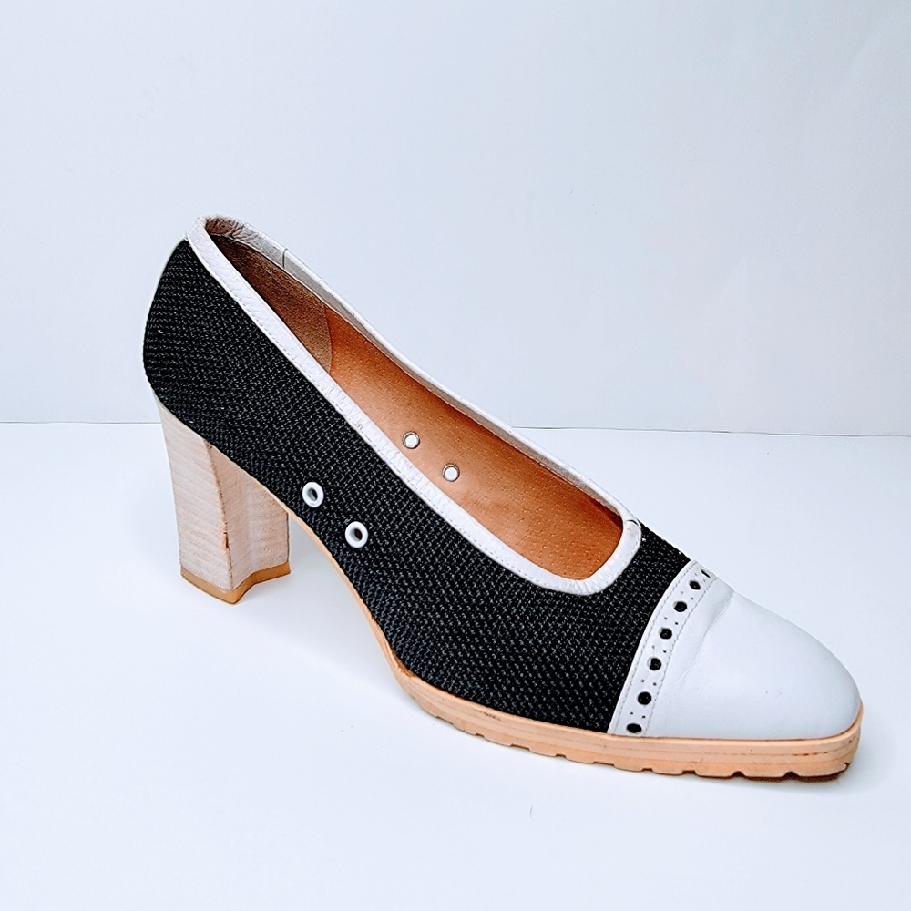 Stuart Weitzman | Vintage Spectator Heel Shoes 7.5